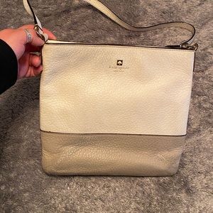 White/Gray Kate Spade Crossbody